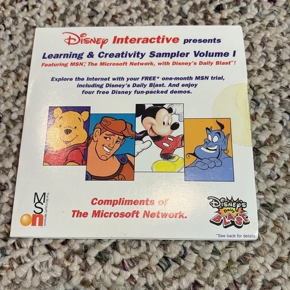 Disney Interactive Learning Sampler Disc - Picture 2 of 3